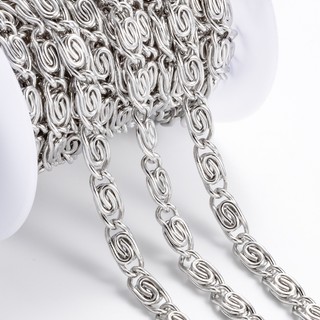 Dây chuyền hình thỏi thép không gỉ Trang sức tự làm Colorfast Phụ kiện Cuba Chain