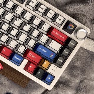Comic Wind Keycaps PBT Dye-sub Cherry Profile Keycap Custom Keycaps Tương thích với Cherry Gateron MX Switch