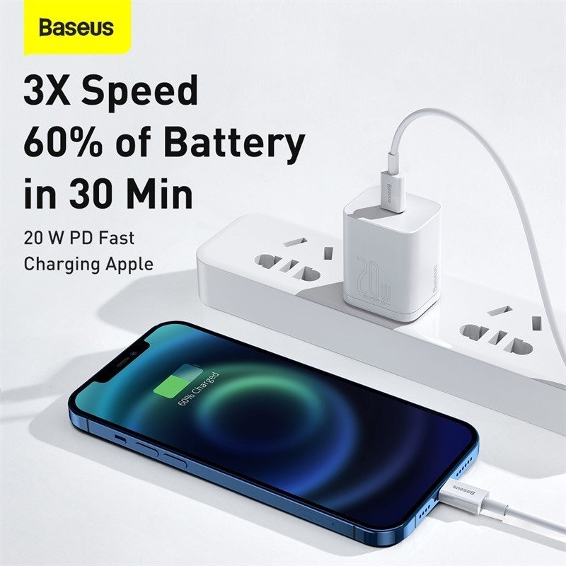 Ảnh Cáp sạc nhanh Baseus PD 20W Cáp C-L tương thích cho cáp USB sạc nhanh 12-14 2