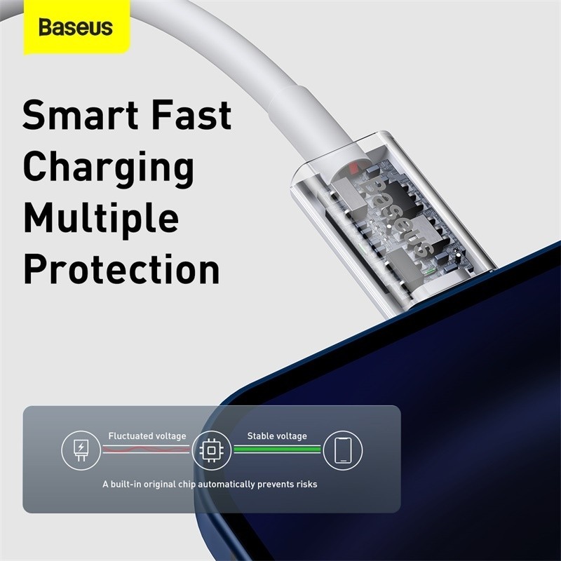 Ảnh Cáp sạc nhanh Baseus PD 20W Cáp C-L tương thích cho cáp USB sạc nhanh 12-14 3