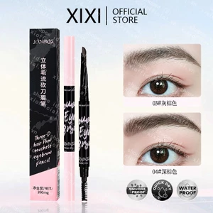 XIXI JONBOS Bút kẻ lông mày chống nước, siêu mịn hai đầu, chuyên nghiệp NO.J105