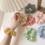🌺xinyia🌺Dây Buộc Tóc Vải Satin Họa Tiết Ca Rô Thời Trang Retro Hàn Quốc