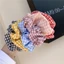 🌺xinyia🌺Dây Buộc Tóc Vải Satin Họa Tiết Ca Rô Thời Trang Retro Hàn Quốc