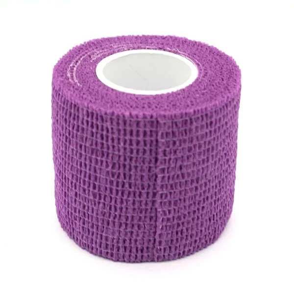2.5cm Hình Xăm Cầm Băng Quấn Cuộn Băng Đàn Hồi Tay Cầm Ống Dùng Một Lần Không Dệt Tự Dính Hình Xăm Dụng Cụ