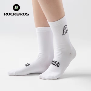Rockbros Tất Đi Xe Đạp Giữa Chân Đàn Hồi Cao Thoáng Khí Nhanh Khô MTB Xe Đạp Đường Bộ Thể Thao Chạy Bộ Tất Nam Nữ