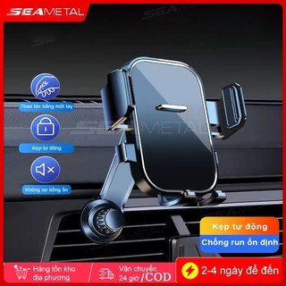 giá đỡ điện thoại di động trên ô tô SEAMETAL Giá đỡ điện thoại di động có cửa thoát khí xoay 360° có thể điều chỉnh