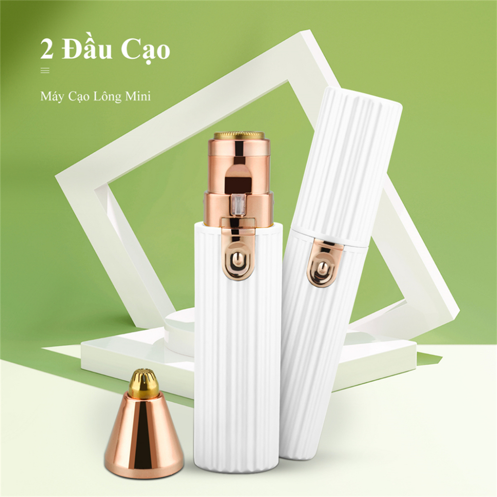 Ảnh Ckeyin Máy Tẩy LôngTriệt Lông Mày 2 Trong 1 Mini Sạc Pin Có Tích Hợp Đèn máy cạo lông mini máy cạo lông vùng kín MT114 2