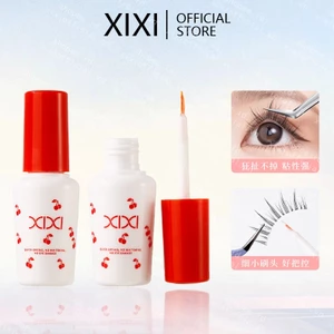 Xixi Lông Mi Giả Nối Dài Keo Chống Thấm Nước Nhanh Khô Lâu Dài Mạnh Mẽ Không Kích Ứng Trong Suốt Lông Mi Primer Dụng Cụ NO.GJ-181