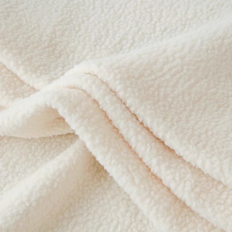 Thịt Cừu Vải Lông Cừu San Hô DIY Vải Lót Ấm Áp Vải Cho Búp Bê Flannel Cừu Nhung Vải May 50x160cm TJ10433