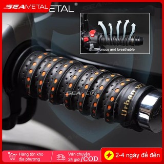 Vỏ tay lái xe điện SEAMETAL Vỏ tay lái xe máy Đai cuộn dây chống trượt Mềm thấm mồ hôi thoáng khí