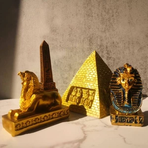 Nền văn minh cổ đại Kim tự tháp Ai Cập nhân sư Đồ trang trí pharaoh trẻ em nhận thức khoa học giáo dục đạo cụ trang trí nhà cửa lưu niệm trang trí