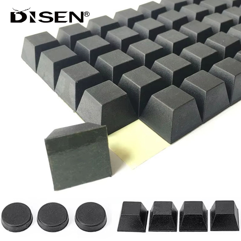 Tự Dính Nâng Miếng Lót Cao Su Đen Nội Thất Chân Bảo Vệ Cho Bàn Ghế Loa Laptop Hỗ Trợ Thiết Bị Giá Đỡ