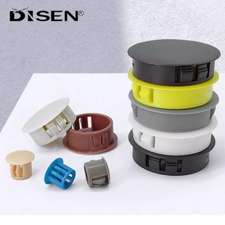 10 Chiếc Nylon Tròn Snap-on Lỗ Cắm Nội Thất Bảng Điều Khiển Lỗ Bao Trống Đầu Mũ Chống Trộm Cói Chặn