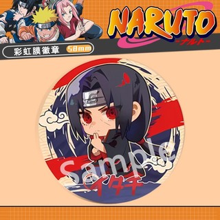 Naruto Shippuden Anime Uzumaki Kakashi SASUKE Huy Hiệu Anime Thổ Cẩm Cosplay Chân Phụ Kiện Thời Trang Quà Tặng