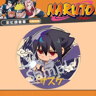 Naruto Shippuden Anime Uzumaki Kakashi SASUKE Huy Hiệu Anime Thổ Cẩm Cosplay Chân Phụ Kiện Thời Trang Quà Tặng