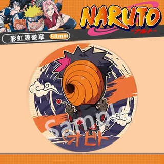 Naruto Shippuden Anime Uzumaki Kakashi SASUKE Huy Hiệu Anime Thổ Cẩm Cosplay Chân Phụ Kiện Thời Trang Quà Tặng