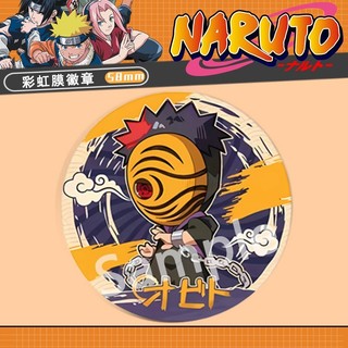 Naruto Shippuden Anime Uzumaki Kakashi SASUKE Huy Hiệu Anime Thổ Cẩm Cosplay Chân Phụ Kiện Thời Trang Quà Tặng