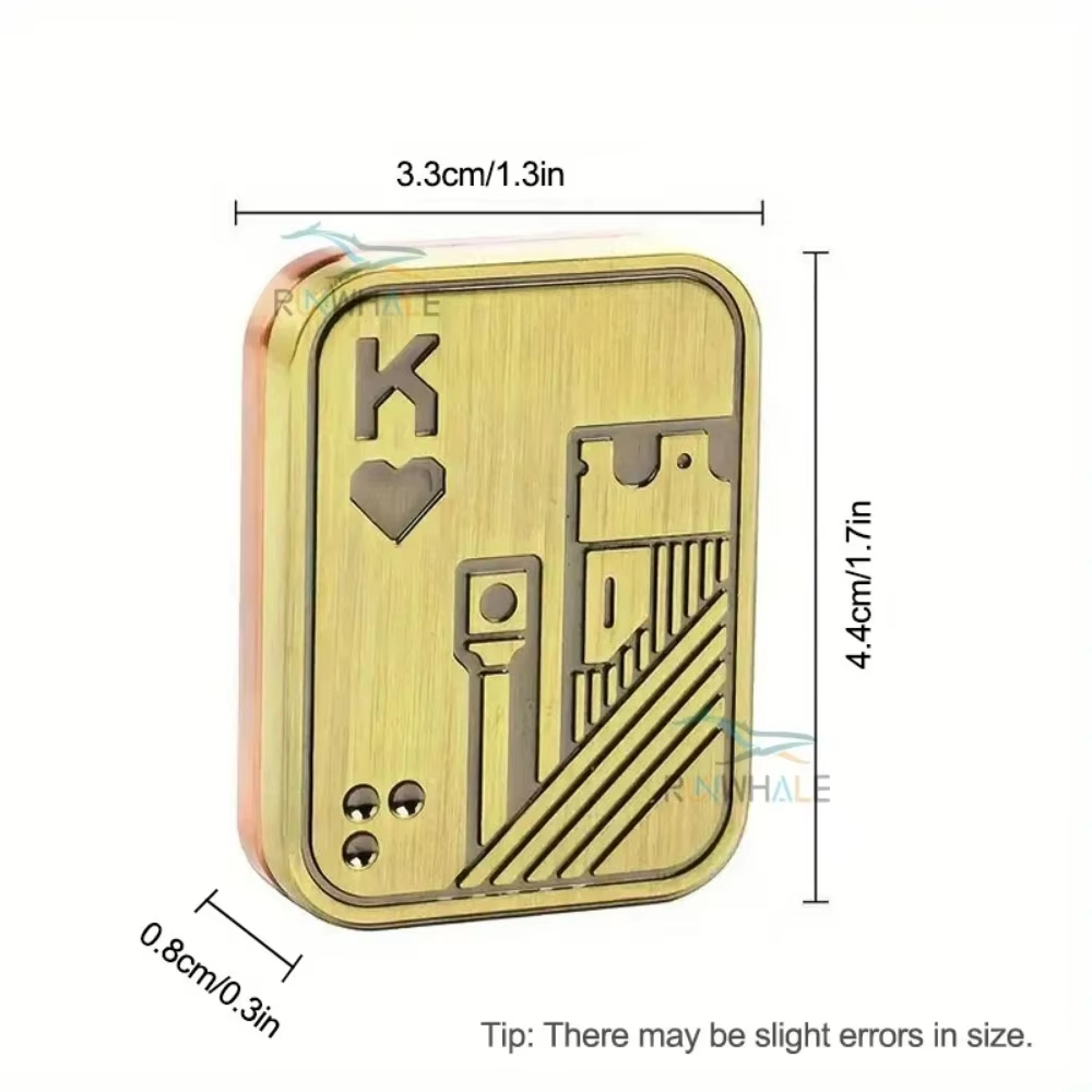 EDC Đẩy Thanh Trượt Kim Loại Fidget Chống Căng Thẳng Đồ Chơi Người Lớn Ngón Tay Spinner Poker Giảm Lo Âu Đồ Chơi Di Động Pop Từ Thanh Trượt Trò Chơi