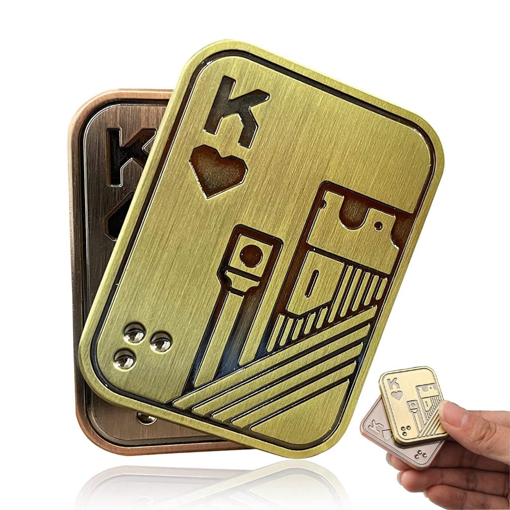EDC Đẩy Thanh Trượt Kim Loại Fidget Chống Căng Thẳng Đồ Chơi Người Lớn Ngón Tay Spinner Poker Giảm Lo Âu Đồ Chơi Di Động Pop Từ Thanh Trượt Trò Chơi