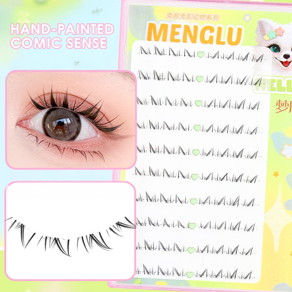 IOIIK Phần mở rộng lông mi phía dưới dành cho người phụ nữ Wispy dưới lông mi giả