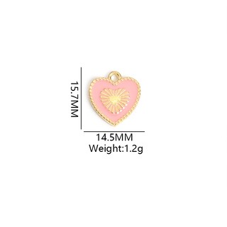 26 Chiếc Tiếng Anh Ban Đầu Chữ Cái Hồng Trái Tim Men Quyến Rũ - Vòng Cổ Thời Trang Vòng Tay Bông Tai Móc Khóa DIY 26 Bảng Chữ Cái Mặt Dây Hợp Kim - Ý Tưởng Cho Ngày Lễ Tình Nhân, Quà Tặng Sinh Nhật