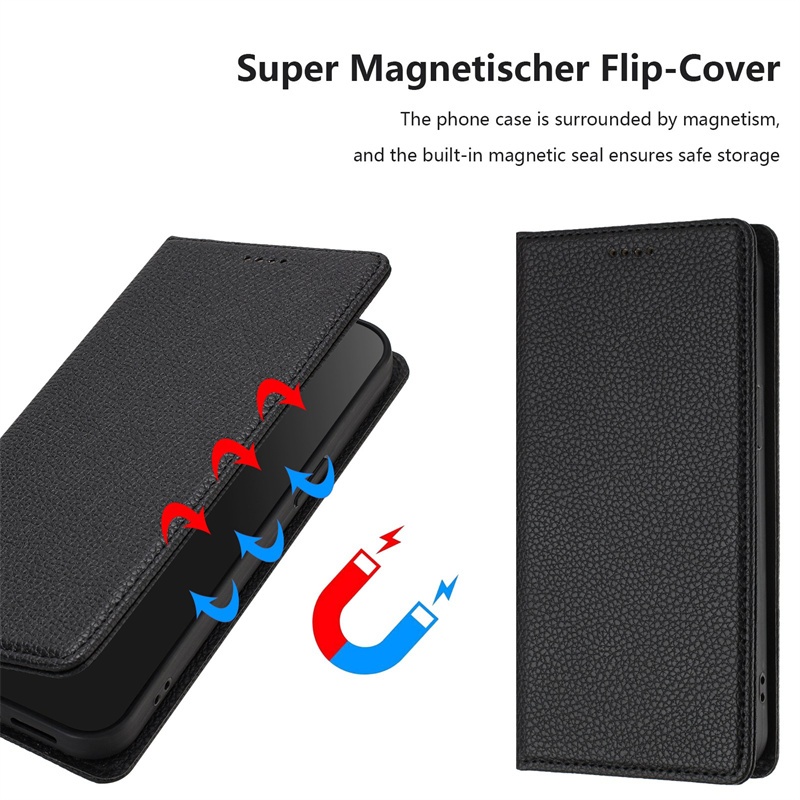 Bao Da Cho Iphone 12 13 Mini Pro Max Thời Trang Tự Động Đóng Khe Cắm Thẻ Ví Flip Cover Vỏ