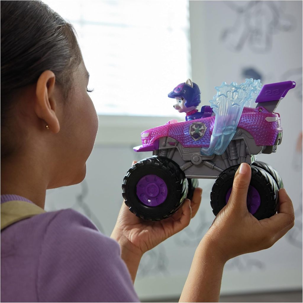 Paw Patrol: Xe cứu hộ Xe tải quái vật Roxi với nhân vật hành động biến hình và sưu tập