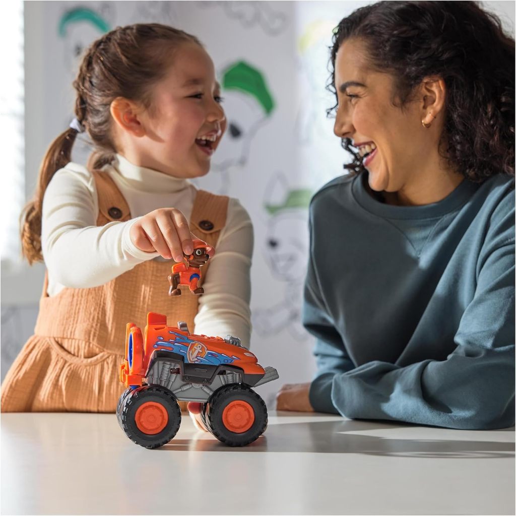 Paw Patrol: Rescue Wheels Zuma 's Hovercraft, Xe tải đồ chơi có bệ phóng phóng phóng và nhân vật hành động sưu tập