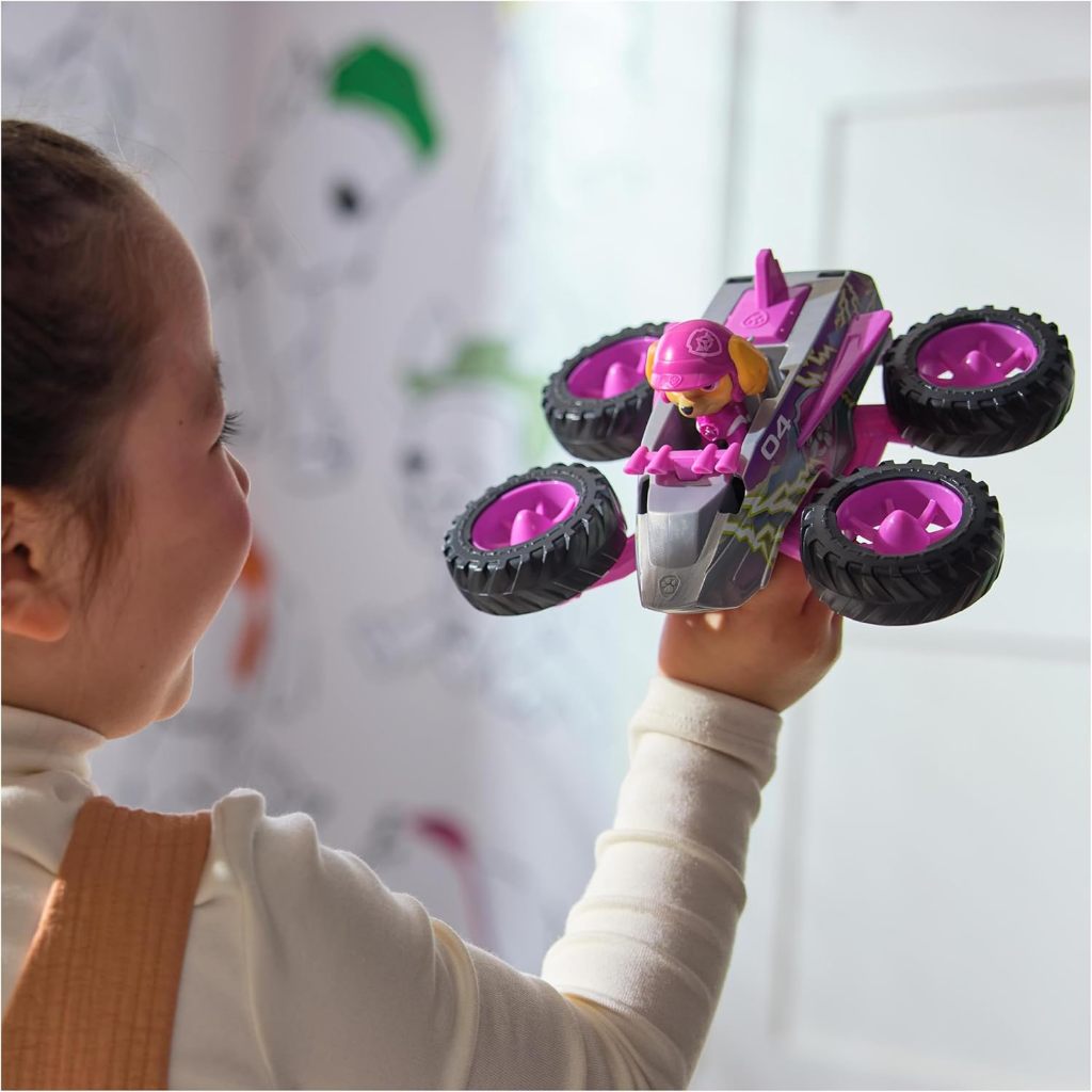Paw Patrol: Rescue Wheels Skye 's Jet, Xe tải đồ chơi biến hình thành mô hình phản lực và nhân vật hành động sưu tập