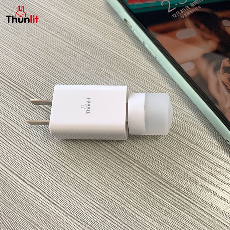 Ảnh Thunlit USB Đèn ngủ 5PC/1PC Mini LED Ánh sáng trắng Bảo vệ mắt Đèn đọc sách Tròn nhỏ cầm tay 4