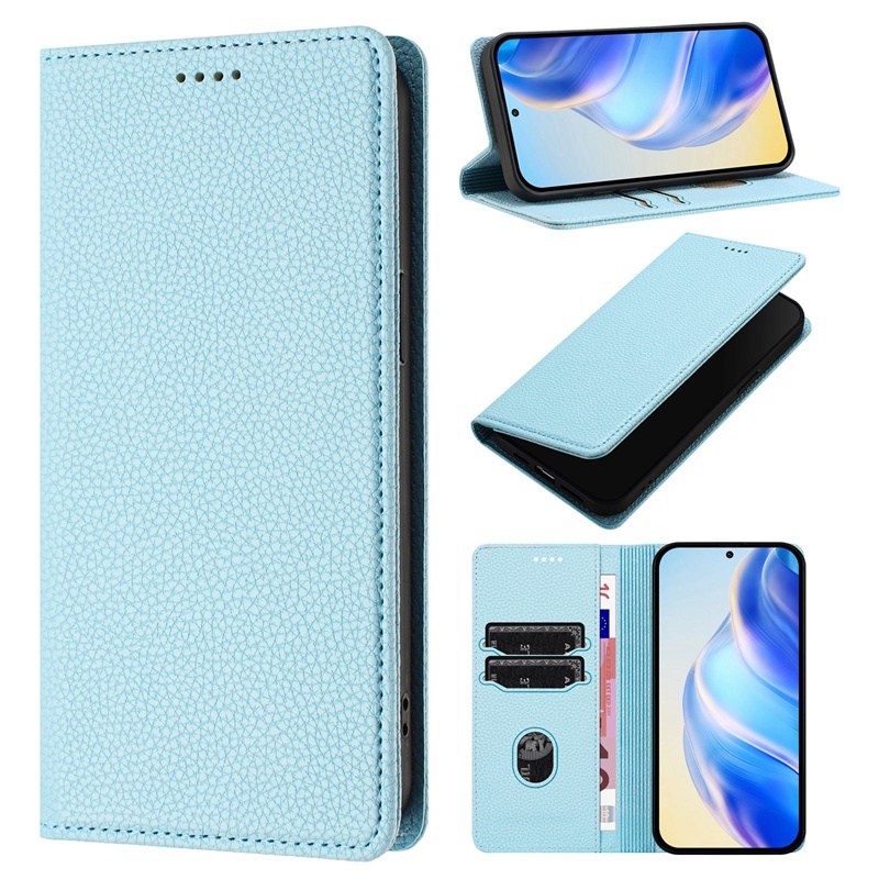 Ốp Da Cho Vivo Y19S Y28 Y73 2021 Y76 Y300 Iqoo Z9 Turbo Z9X Z9S Pro 4G 5G Thời Trang Tự Động Đóng Khe Cắm Thẻ Ví Flip Cover