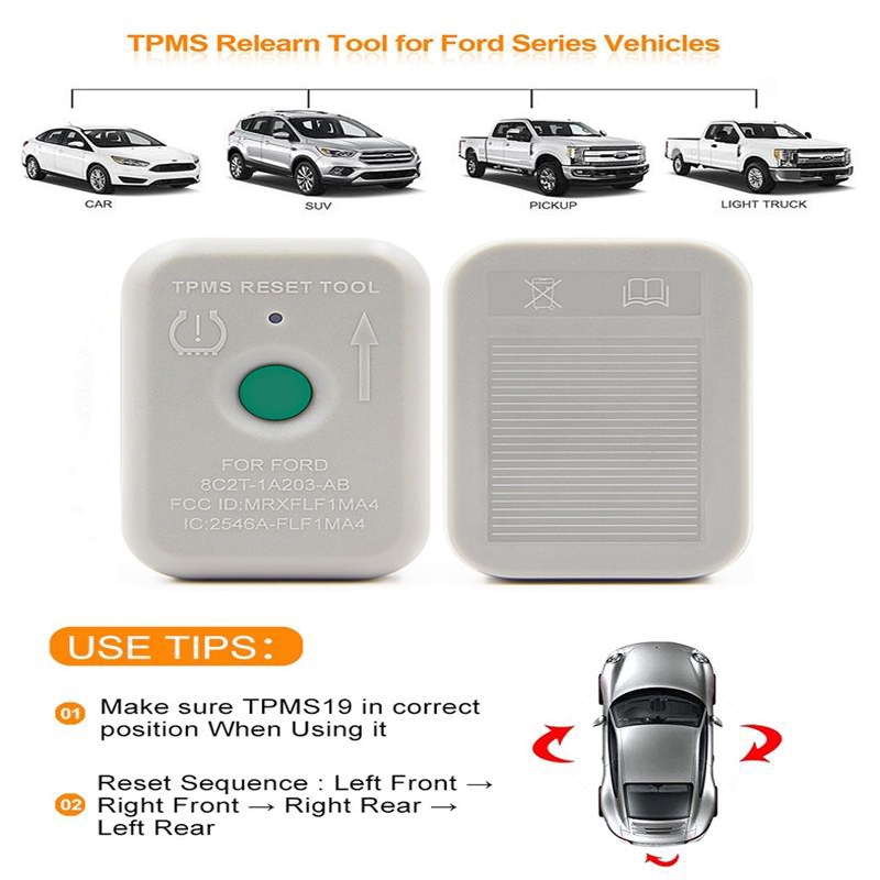Cảm biến kích hoạt giám sát áp suất lốp TPMS-19 dành cho công cụ đặt lại hệ thống áp suất lốp Ford Lincoln Mercury