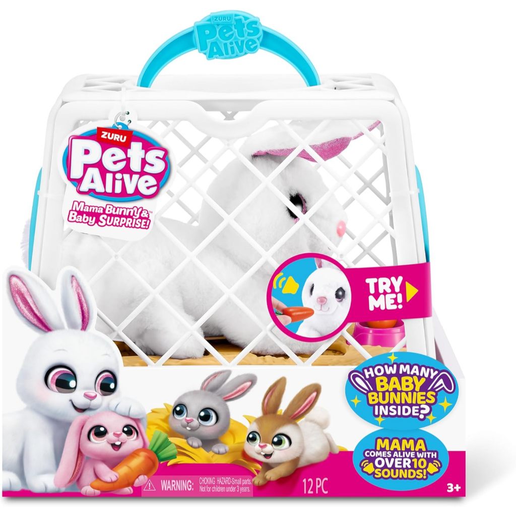 Pets Alive Mama Bunny & Baby Surprise, Series 1, Thú cưng điện tử của ZURU