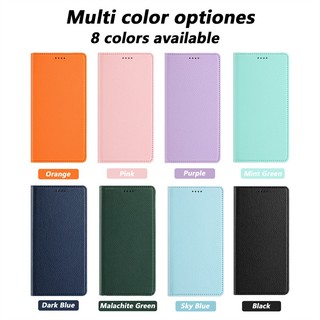 Ốp Da Cho Sharp Aquos R9 Pro Wish 4 Sense 9 Plus SH-51E SH-52E SH-54E Thời Trang Tự Động Đóng Khe Cắm Thẻ Ví Lật Bao Da