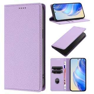 Bao Da Cho Honor Magic 5 6 7 Lite Pro 5G Thời Trang Tự Động Đóng Khe Cắm Thẻ Ví Flip Cover Vỏ