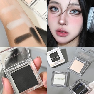 K 'APEINE Bảng phấn mắt mờ Làm sáng nổi bật màu trắng Rãnh lacrimm Phấn mắt Chống Thấm Nước Đen Khói Trang Điểm Mắt