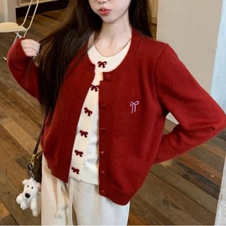 Nữ Thời Trang Hàn Quốc Mới Hàn Quốc Dài Tay Dệt Kim Áo Len Cardigan Áo Khoác Ngoài Áo Khoác