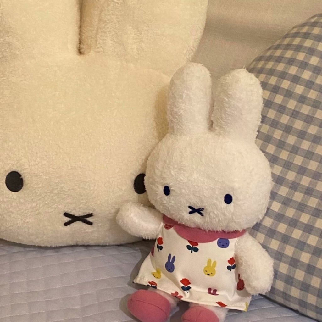 Miffy Rabbit 25cm Búp bê sang trọng Đồ chơi sang trọng Gối làm dịu Quà ...