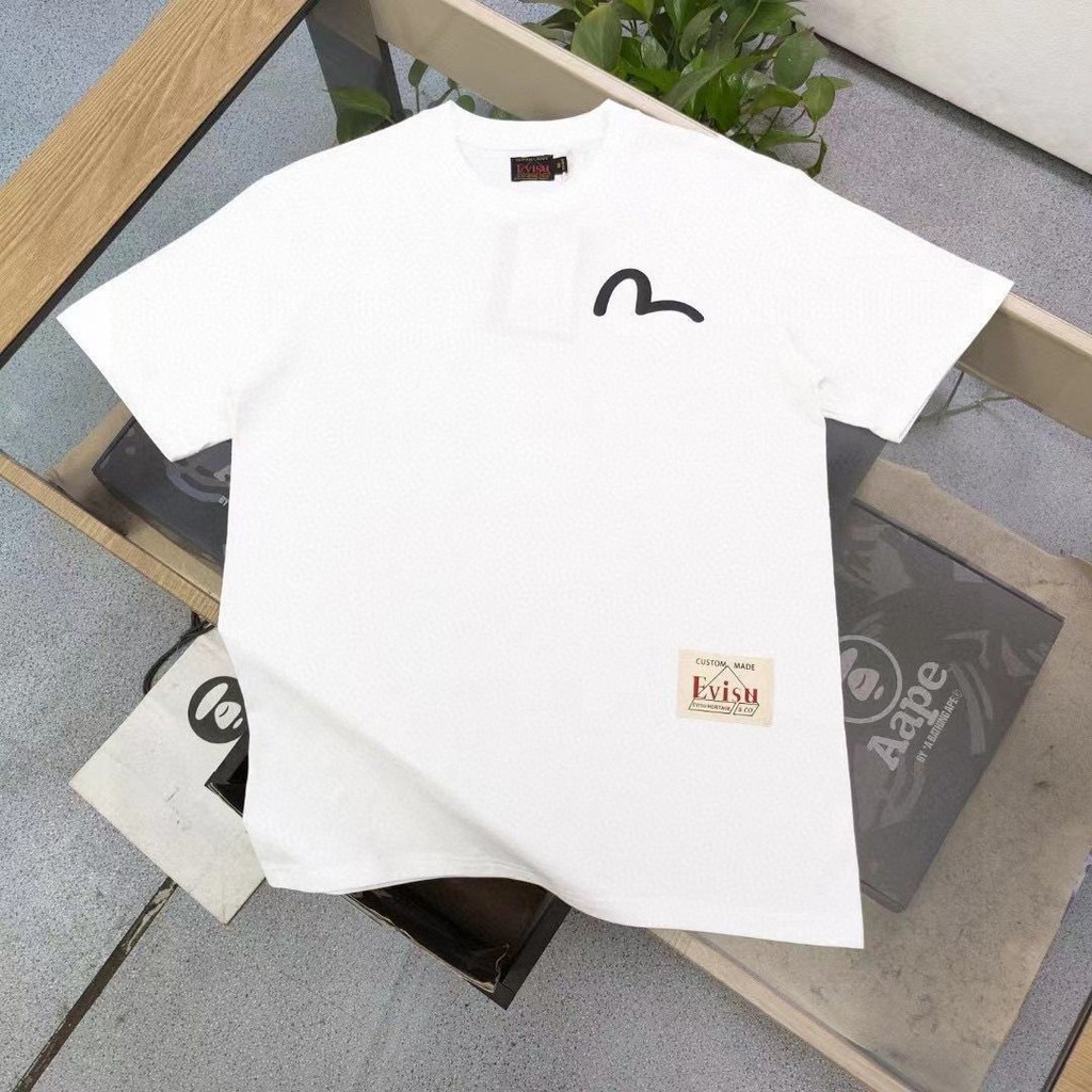 Evisu Phiên Bản Cao Cấp Dạo Phố Nhỏ Hình Quạt Họa Tiết Mèo May Mắn In ...