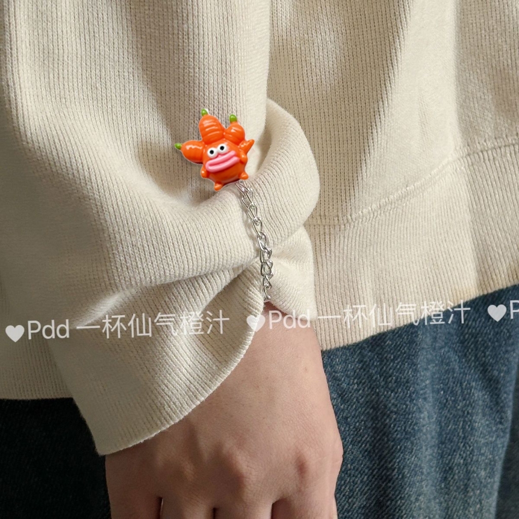 [Yunyuan] Hoạt Hình Vui Nhộn Rau Xấu Xí Cho Bé Nút Từ Tính Đổi Kích Thước Váy Nút Không Đấm Nút Từ Tính Siêu Mạnh