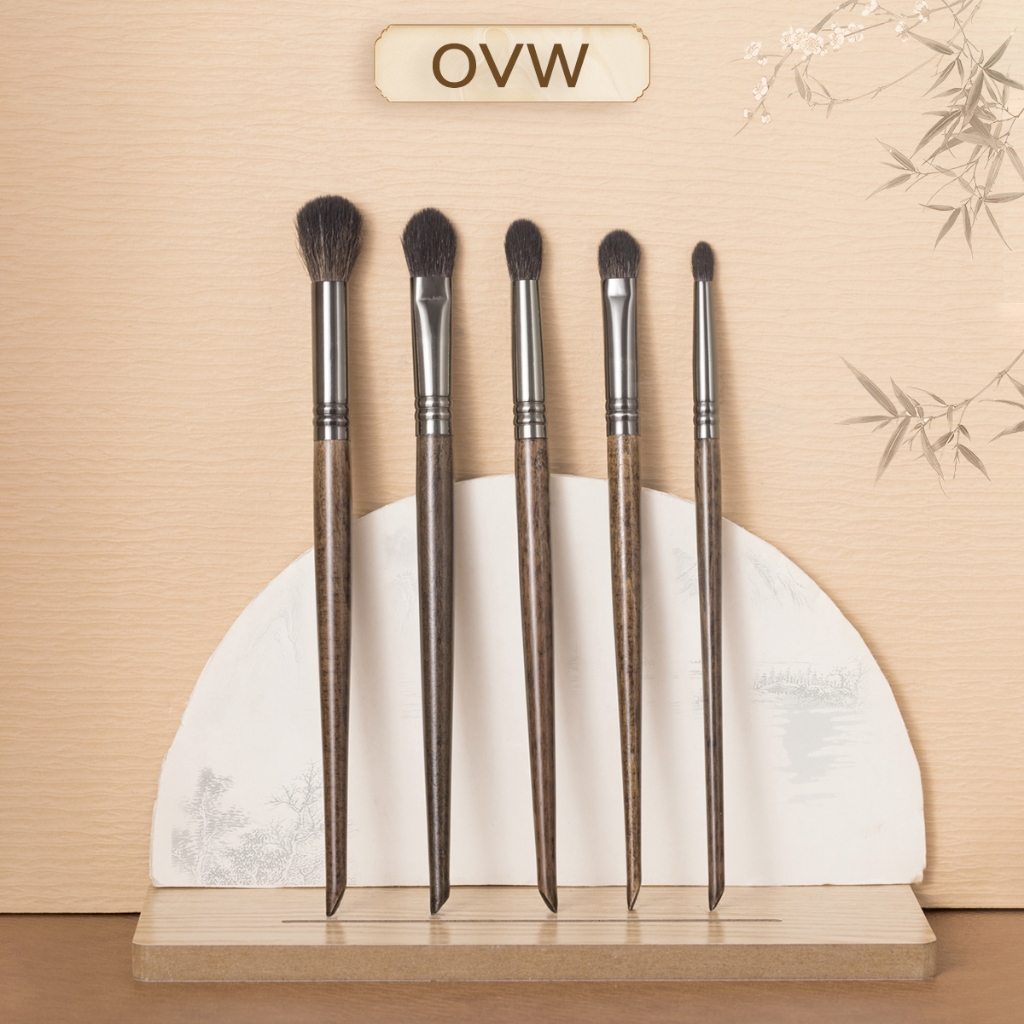 【OVW】Bộ 5 cọ phấn mắt XQ78111219 đầu lông dê