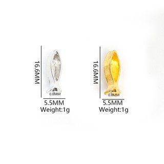 10 Chiếc Dễ Thương Hình Cá Miếng Đệm Hạt Với Kim Cương Giả Xanh, Vòng Cổ Bện Vòng Tay Vòng Chân Móc Khóa Và Nhiều Đồ Trang Trí Dây Xích Độc Đáo DIY Tạo Kiểu Cá Sấu Lỗ Thẳng Hạt Hợp Kim