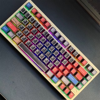 Comic Wind Black Keycaps PBT Dye-sub Cherry Profile Keycap Custom Keycaps Tương thích với Cherry Gateron MX Switch