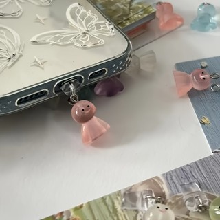 Điện Thoại Di Động Chống Bụi Cắm Tự Làm Nhựa Nhiều Màu Sắc Phản Diện Mặt Dây Chuyền Nhỏ Lỗ Điện Thoại Di Động Chống Bụi Cắm