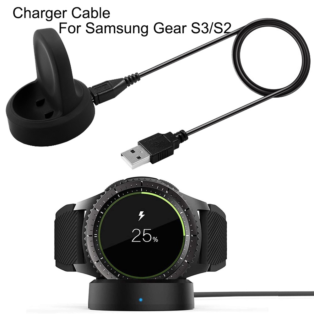 Đế Sạc Nhanh Không Dây Cho Samsung Gear S3 / S2 Frontier Watch Cáp Sạc Cho Samsung Gear S3 Biên Giới Sạc