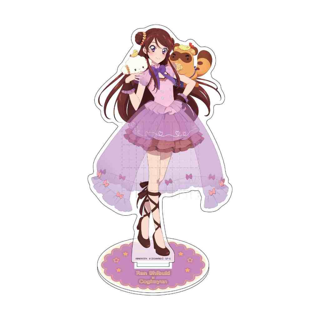 Trò Chơi Arcade Aikatsu Hoshimiya Ichigo Kiriya Aoi Shibuki Ran Acrylic Đứng Búp Bê Anime Hình Mẫu Tấm Cosplay Đồ Chơi Làm Quà Tặng
