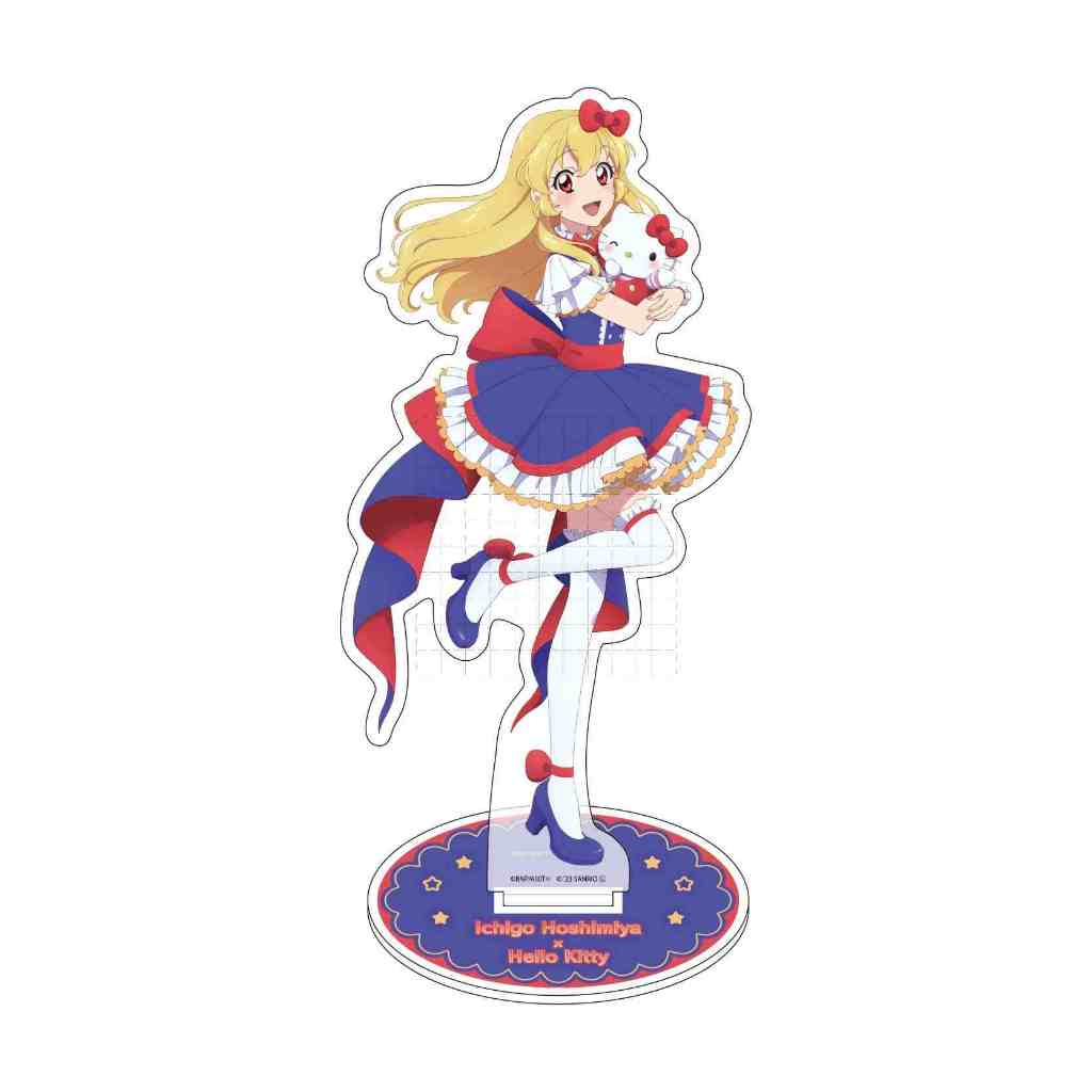 Trò Chơi Arcade Aikatsu Hoshimiya Ichigo Kiriya Aoi Shibuki Ran Acrylic Đứng Búp Bê Anime Hình Mẫu Tấm Cosplay Đồ Chơi Làm Quà Tặng