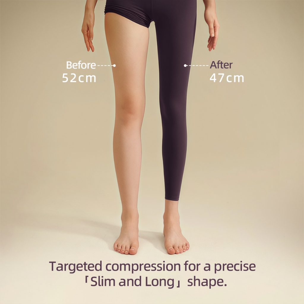 Ảnh Moving PEACH Nén Quần Legging Tập Yoga Quần Định Hình Huấn Luyện Điêu Khắc Quần Legging HLL 3