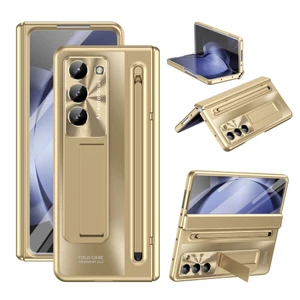 Dành Cho Samsung Galaxy Z Fold 7 6 Slim W25 Ốp Lưng Bản Lề Giáp Chống Sốc 360 Bảo Vệ Toàn Màn Hình Gấp Gấp 5 4 Với Bút Cảm Ứng