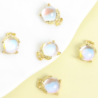 10 Chiếc Đêm Mùa Hè Dễ Thương Glowworm Hợp Kim Quyến Rũ Với Lớp Thủy Tinh, Hoàn Hảo Cho Trang Sức Độc Đáo Tạo, Dây Chuyền Xương Đòn Vòng Cổ Vòng Tay Bông Tai DIY Sáng Bóng Firefly Thiết Kế Mặt Dây Kim Loại